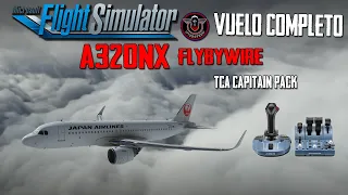 Vuelo completo A320NX con  Thrustmaster TCA y ¡Simulacion de pasajeros!