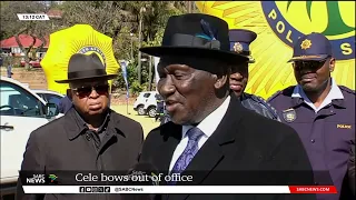 'Once it starts, it will have to end': Police Minister Bheki Cele bows out of office