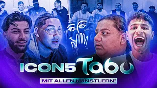 ICON 5 TABU IM KNAST 😂 MIT KÜNSTLERN (Hassuna, Biggie68, Shabab, Skandal, Azu, Ozanbra usw.)