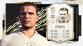FIFA 21 ICON PUSKAS 92! THE EXTINCT ICON! THE FINESSE SHOT OF DREAMS IS BACK! FIFA 21 ULTIMATE TEAM