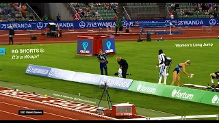 BG SHORTS 5: It's a Wrap!! (Women's Long Jump).  Bislett Games, Oslo, Norway, July 1st, 2021.