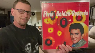 Opening Elvis’ Golden Records Friday Music Vinyl LP. The King’s Court