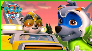 Supernabité Mocné tlapky opravují vlakové koleje - Tlapková Patrola PAW Patrol - pohádky pro děti