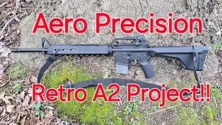 Aero Precision 20" Retro A2 Concept! Iron Sight Shooting and Review.
