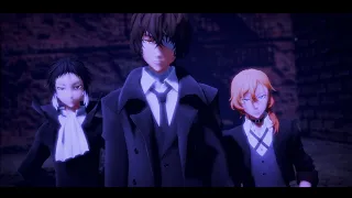 【MMD文スト】「Turn Off The Light」【マフィア組】