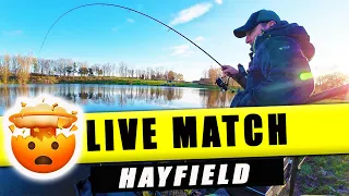 What a FRUSTRATING MATCH! Live Match Fishing at Hayfield Lakes