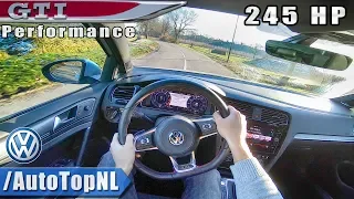 2019 VW Golf GTI Performance 245HP POV Test Drive by AutoTopNL