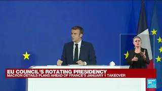 REPLAY: Macron details plans before France takes over EU presidency • FRANCE 24 English