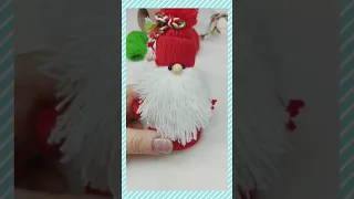 AMAZİNG🔔DIY Christmas Ornaments| Made of YARN and CARDBOARD sleeve|Christmas Decoration İdeas#short