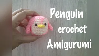 EP.50 สอนถ้กตุ๊กตาเพนกวิ้นโครเชต์/How to amigurumi Penguin./Free pattern./Penguin crochet