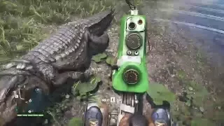 Far Cry 4: Messing with a Crocodile