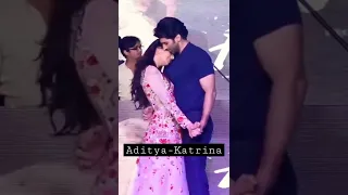 Katrina Kaif and Aditya Roy Kapoor romance at event #bollywood #shorts