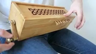 Dainty symphonia medieval hurdy gurdy viking pattern presentation