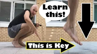 Learn Jump Rope Double Unders - Proper Footwork Technique (This is Key!)