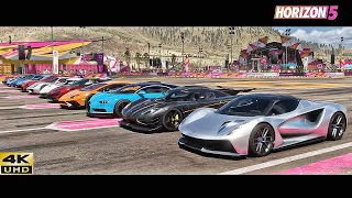 Top Fastest Hypercars Drag Race in Forza Horizon 5 | 2024