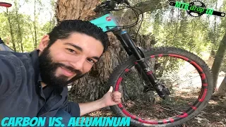 Carbon Fibre Vs Aluminum Mountain Bikes | Are they worth the extra money? | Does it make you go fast