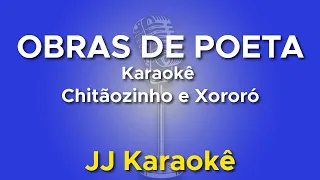 Obras de Poeta - Chitãozinho e Xororó - Karaokê com 2ª voz (cover)