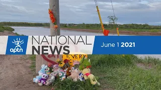 APTN National News June 1, 2021 – Residential school students show support, MMIWG action plan