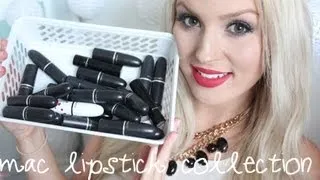 My MAC Lipstick Collection & Swatches! ♡ Shaaanxo