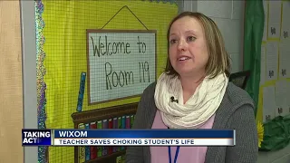 Wixom teacher saves choking student's life