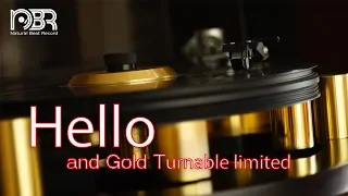 Audiophile Music - Hello and Gold Limited Turnable - Natural Beat Record