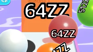 BALL RUN 2048 — INFINITY ∞ Just 64 ZZ !!! (Z-z-ILLION 🙂, Gameplay)