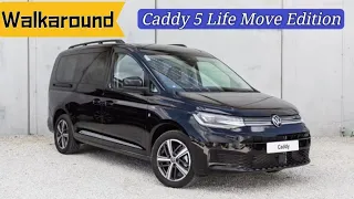All-New Volkswagen Caddy 5 Caddy Life Move Edition 7 Seats 2.0TD POV Walkaround, Startup 4k