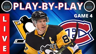NHL GAME PLAY BY PLAY: CANADIENS VS PENGUINS