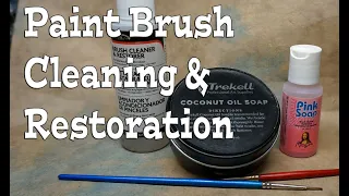 Miniature Paint Brush Cleaning & Maintenance