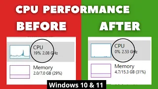 How to Boost Processor or CPU Speed in Windows 11 & 10 - [4 Tips]