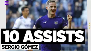 THE ASSIST KING | All 10 Jupiler Pro League assists by Sergio Gómez