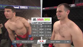 ММА Серия-35/ Расулбек Султанов (Туркменистан) vs Алексей Громов (Россия)