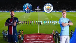 PES 2021 - Gameplay | PSG vs Manchester City | PC