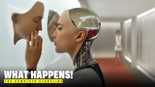 Watch what happens to AVA in the movie EX MACHINA (2014)