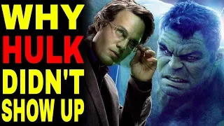 Here's Why Hulk Didn't Show Up In Avengers Infinity War