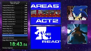 Sonic Colors (DS) - Any% Speedrun (29:54.55 RTA) [WR on 20/05/2021]