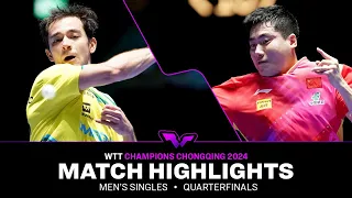 Hugo Calderano vs Liang Jingkun | MS QF | WTT Champions Chongqing 2024
