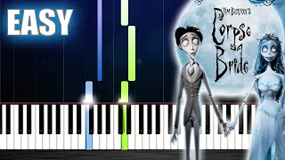 The Piano Duet (Tim Burton's Corpse Bride) EASY Piano Tutorial by PlutaX