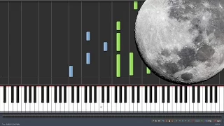 The Moon Represents My Heart - Teresa Teng [Piano Tutorial] (Synthesia)