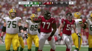 Green Bay Packers Vs Atlanta Falcons NFC championship game sim
