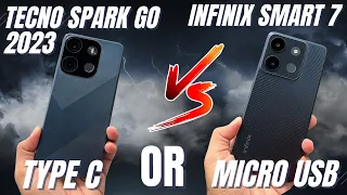 TECNO SPARK GO 2023 VS INFINIX SMART 7 -  GRABE DAMI NAGUGULUHAN DITO!  |Phone Comparison |