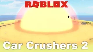 NUKING THE MAP ON CAR CRUSHERS 2!!! (ROBLOX)