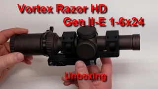 Vortex Razor HD Gen-II E 1-6x24 - Unboxing