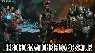 Hero Formation Recommendation & 5 Apc Setup  ::: Last Shelter Survival #24EGaming