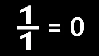 Math Trick | How To Proof 1/1=0