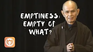 Emptiness: Empty of What? | Thich Nhat Hanh (short teaching video)