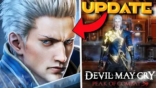 COUNT THUNDER VERGIL UPDATE DETAILS!!!! look at this skin omg...(Devil May Cry: Peak of Combat)