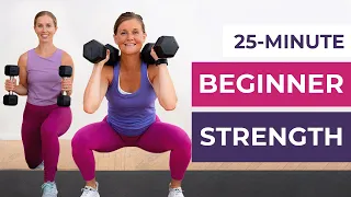 25-Minute Full Body Dumbbell Workout (Beginner)