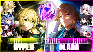 Qingque Hyper & Aventurine X Clara | Memory of Chaos 12 (Honkai Star Rail 2.1)