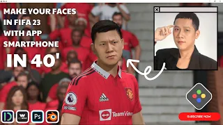 MAKE FACE FOR FIFA 23 | MAKE FACE WITH APP SMARTPHONE